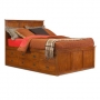 Kenwood Craftsman Pedestal Bed