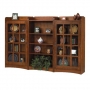 Amish Mission Revival Three Piece Bookcase