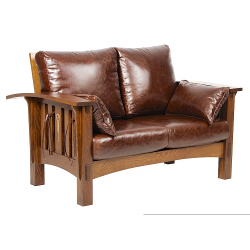 Clearly Amish Built In The Heartland Craftsman Loveseat
