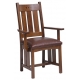 San Marino Low Slat Back Arm Chair
